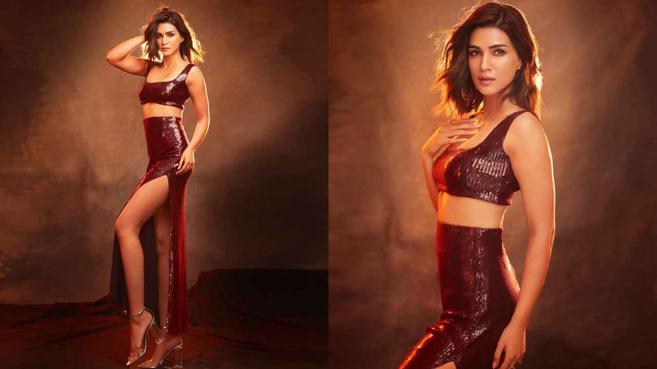 Kriti Sanon's love affair for thigh-high slits and peekaboo details that  add a sultry spin | PINKVILLA
