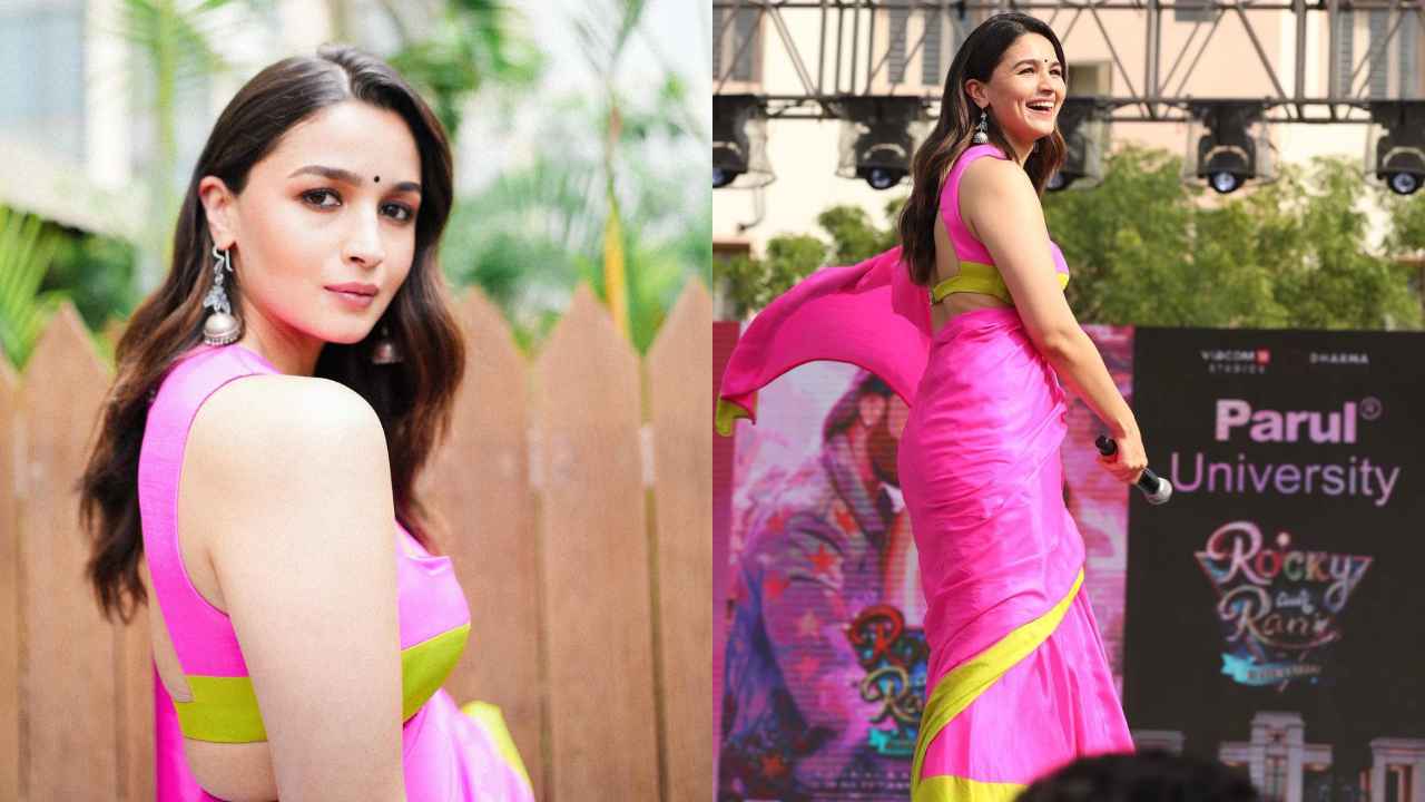 7 times Alia Bhatt channeled Rocky Aur Rani Kii Prem Kahaani's Rani in Manish Malhotra sarees with elan 