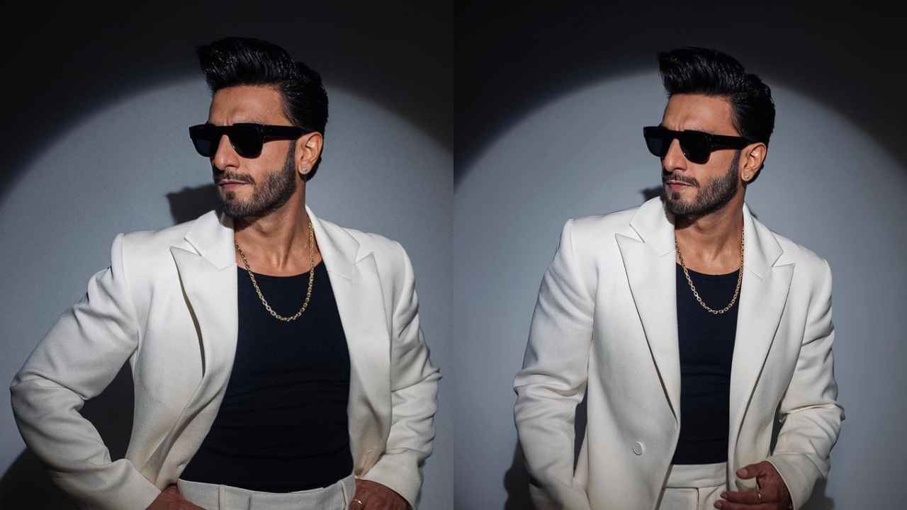 Ranveer Singh's bold white tuxedo, black bow tie is fashion inspo