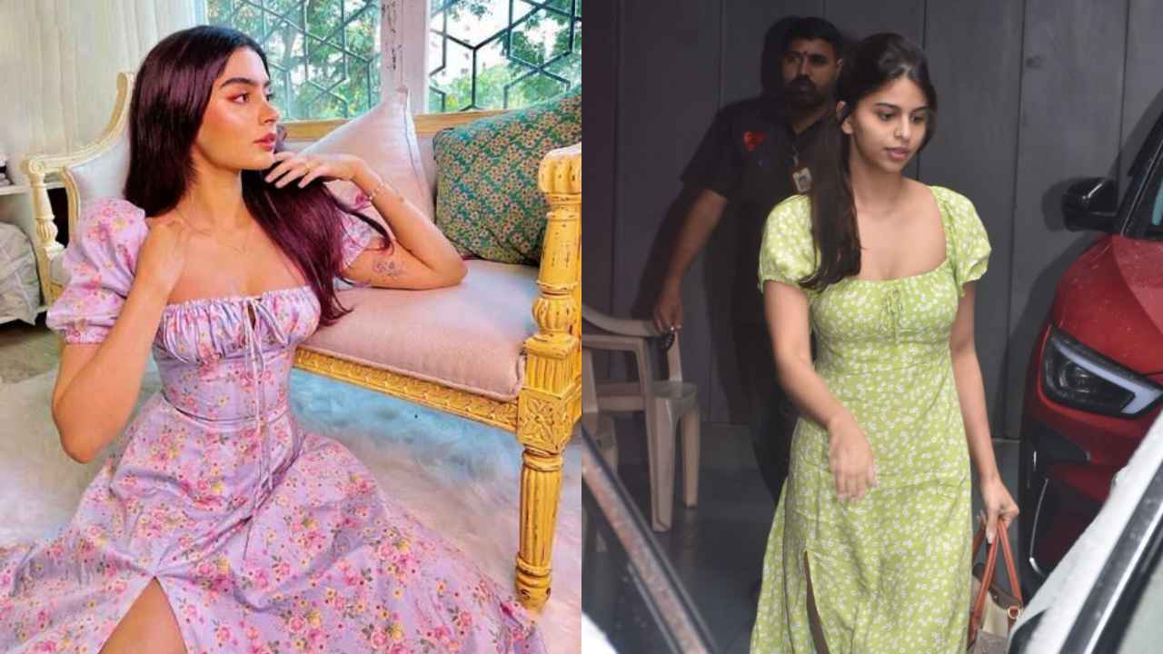 Fashion face-off: Suhana Khan or Khushi Kapoor, who wore pastel-colored midi  with sweetheart neckline better? | PINKVILLA