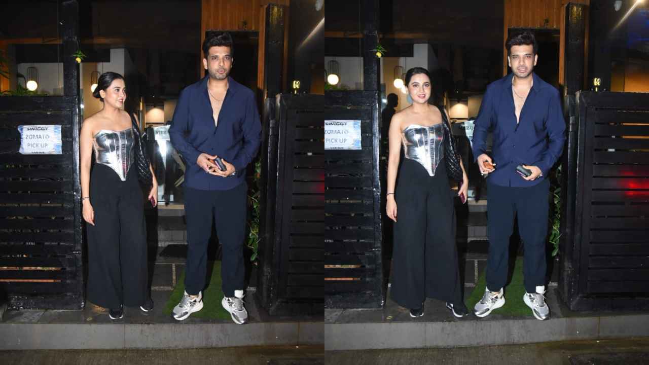 How to style: Tejasswi Prakash pairs metallic corset, wide-legged pants and  sneakers, perfect for date night | PINKVILLA