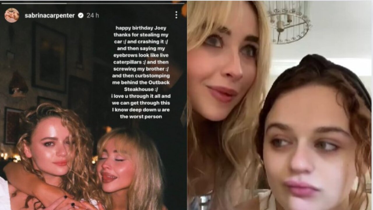 Sabrina Carpenter wished Joey King a Happy birthday (Instagram)