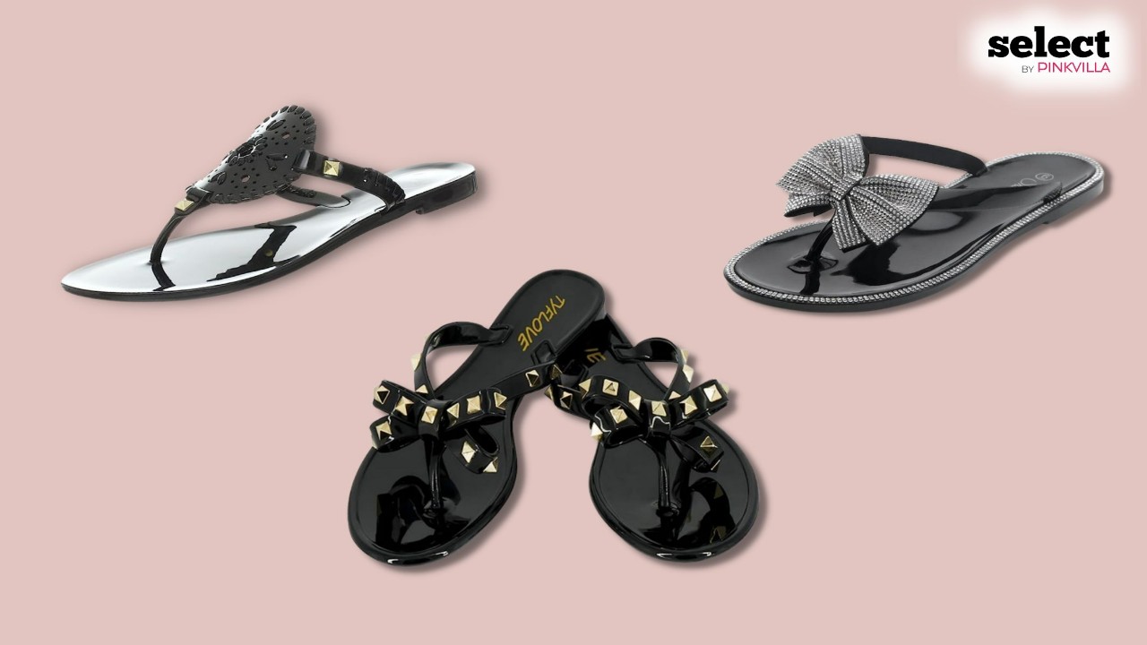 Top 74+ plastic sandals with bow latest