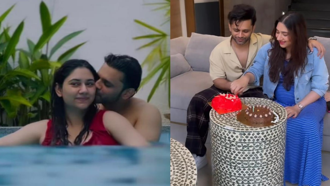 WATCH: Parents-to-be Disha Parmar and Rahul Vaidya enjoy fun pool time, more on 2nd wedding anniversary Disha Parmar, Rahul Vaidya