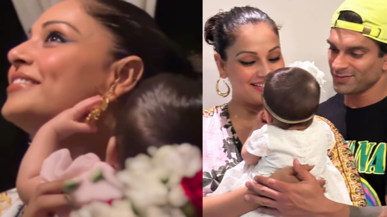 Bipasha Basu, Karan Singh Grover celebrate daughter Devi's 8th month birthday; Fans shower love Bipasha Basu, Karan Singh Grover celebrate daughter Devi's 8th month birthday; Fans shower love