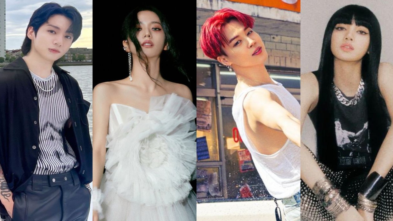 Jungkook, Jisoo, Jimin, Lisa; Picture Courtesy: BIGHIT MUSIC, YG Entertainment Jungkook, Jisoo, Jimin, Lisa; Picture Courtesy: BIGHIT MUSIC, YG Entertainment