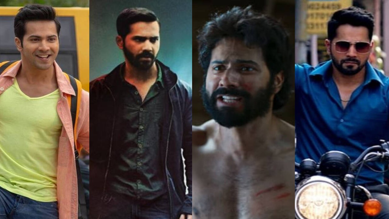 Varun Dhawan has shown an extraordinary acting range through his movies (Credit: Balaji Telefilms, Maddock Films, Nadiadwala And Grandsons) Varun Dhawan