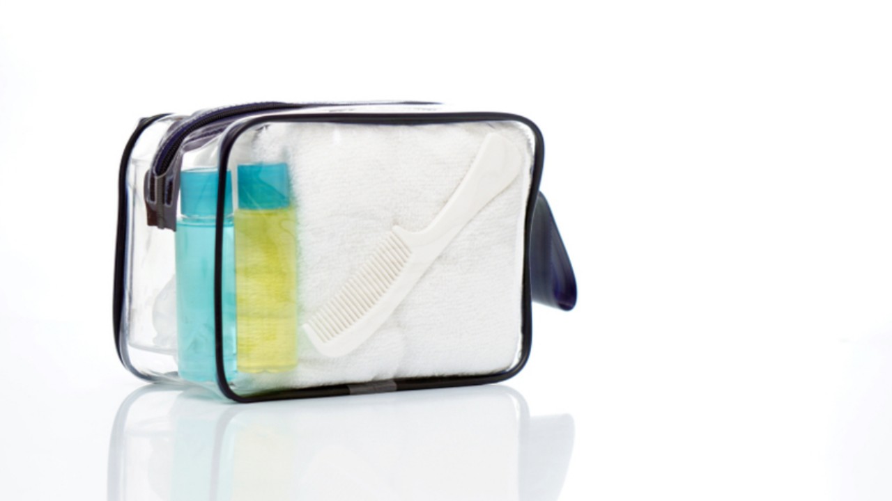 ANRUI Clear Makeup Bag, TSA Approved Toiletry Bag Toiletries