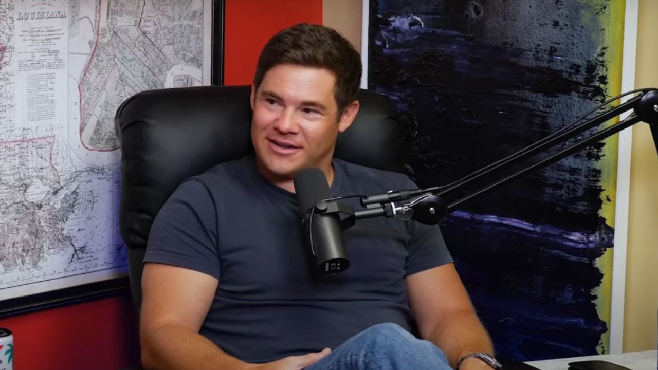 Adam Devine - This Past Weeked with Theo Von (Image Source - Youtube) Theo Von Channel - Youtube