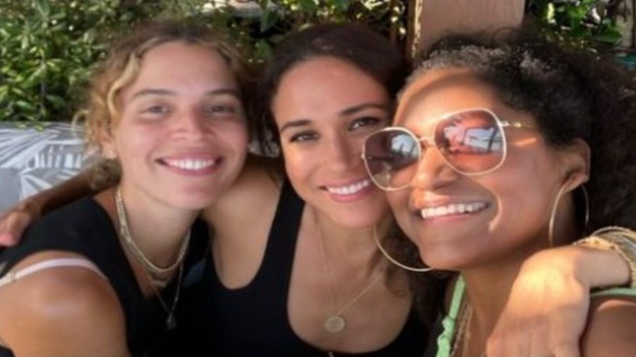 Meghan Markle with her friends, Cleo Wade, and Kadi Lee (Instagram) Instagram