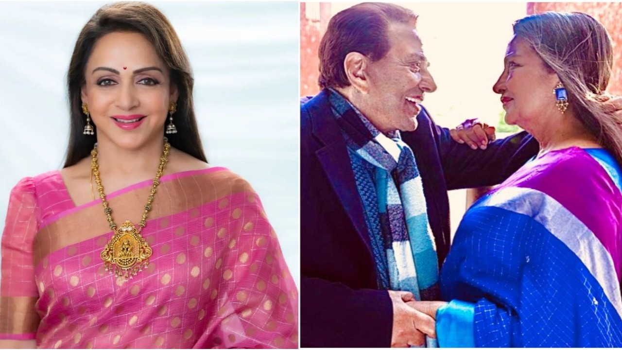 Is Hema Malini okay doing a kissing scene like husband Dharmendra? Veteran actress REACTS PINKVILLA photo