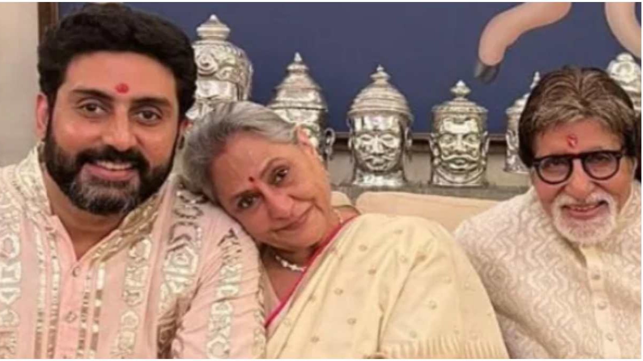 Picture Courtesy: Twitter Abhishek Bachchan says Jaya Bachchan taught him ‘loyalty’ while Amitabh Bachchan taught him ‘discipline’
