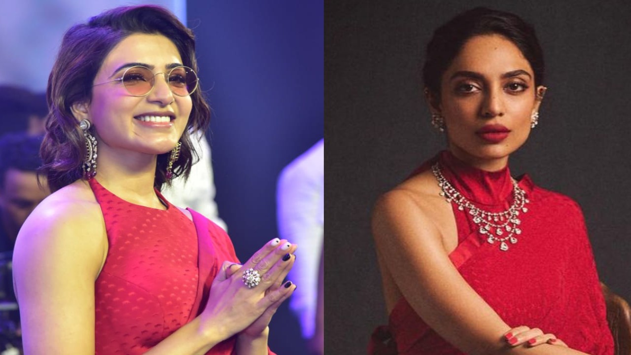 Fashion face-off: Samantha Ruth Prabhu vs Sobhita Dhulipala; who aced the Sabyasachi red saree better?