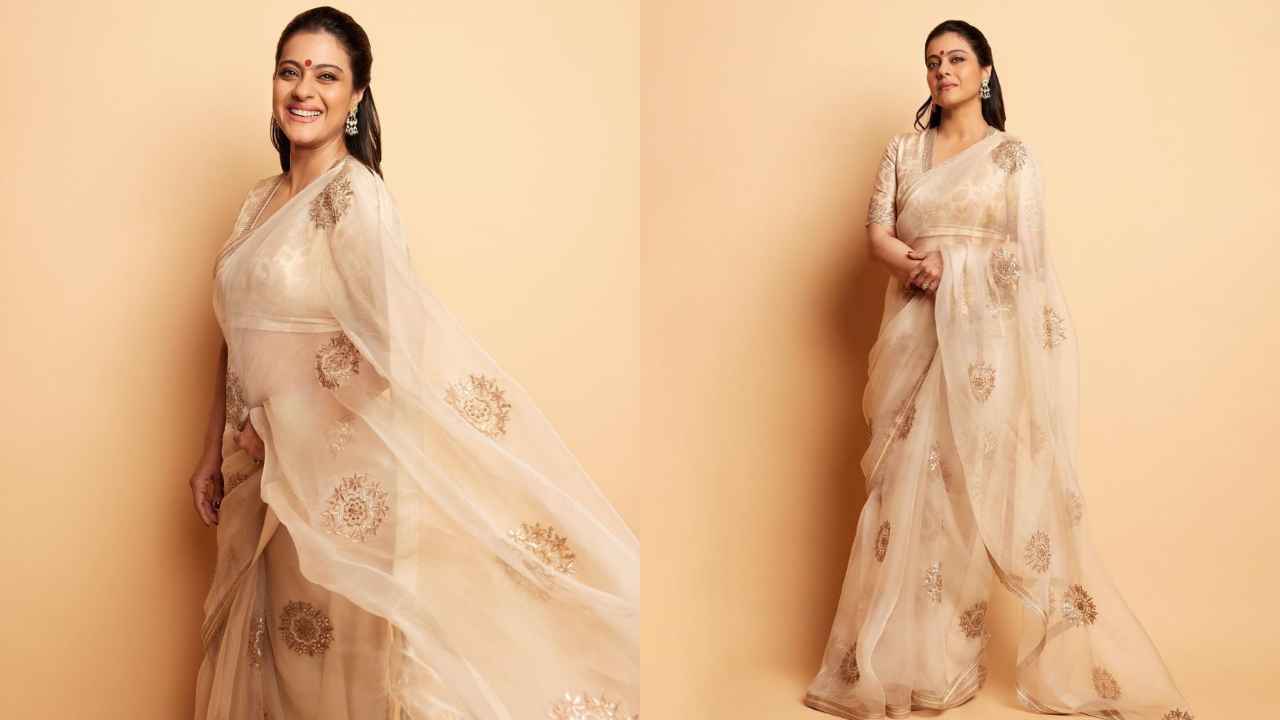 Kajol and her love affair with sarees; from high-shine sequinned numbers to classic  chiffon drapes | PINKVILLA