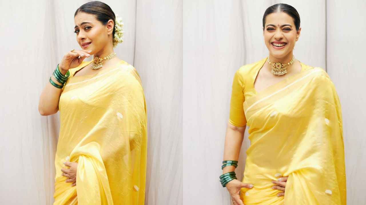 Kajol and her love affair with sarees; from high-shine sequinned numbers to classic  chiffon drapes | PINKVILLA