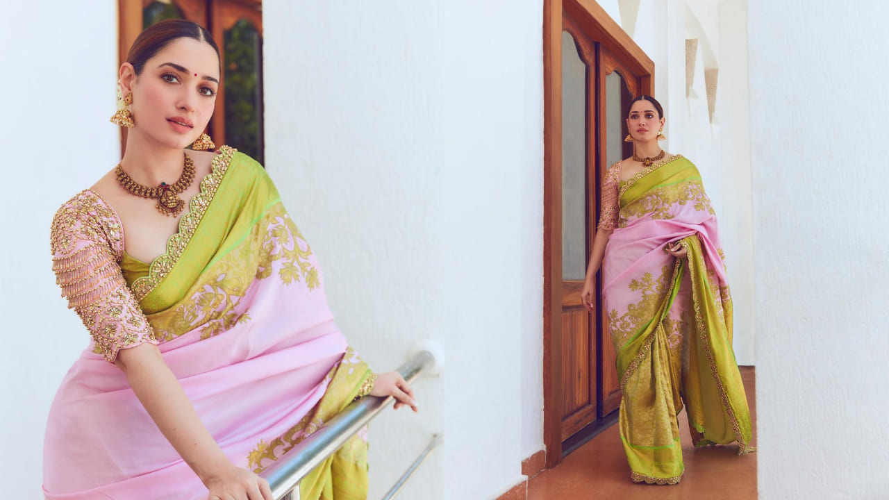 Tamannaah Bhatia's wedding-ready Neeta Lulla saree makes for a timeless elegance | PINKVILLA