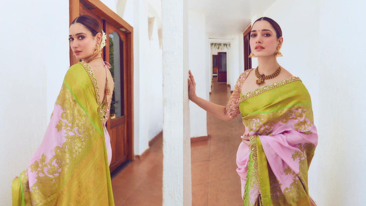 Tamannaah Bhatia's wedding-ready Neeta Lulla saree makes for a timeless elegance | PINKVILLA