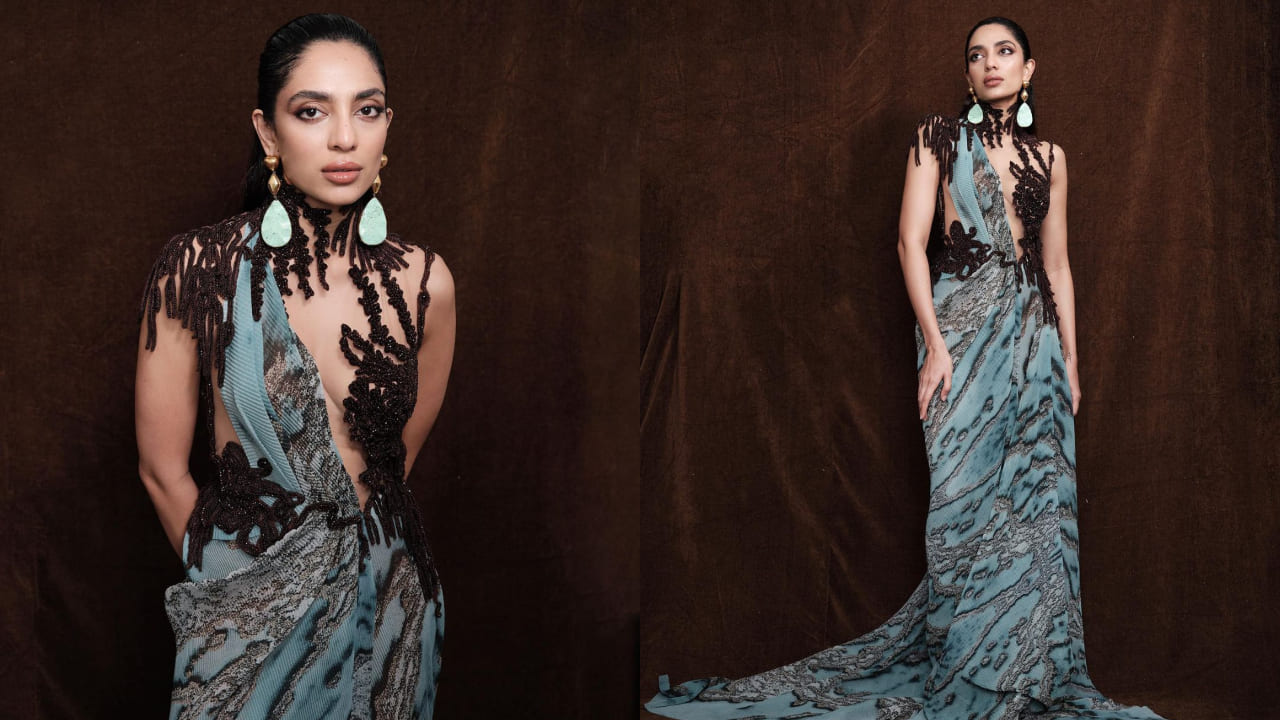 Sobhita Dhulipala slays in draped dress with front high slit, Made in ...