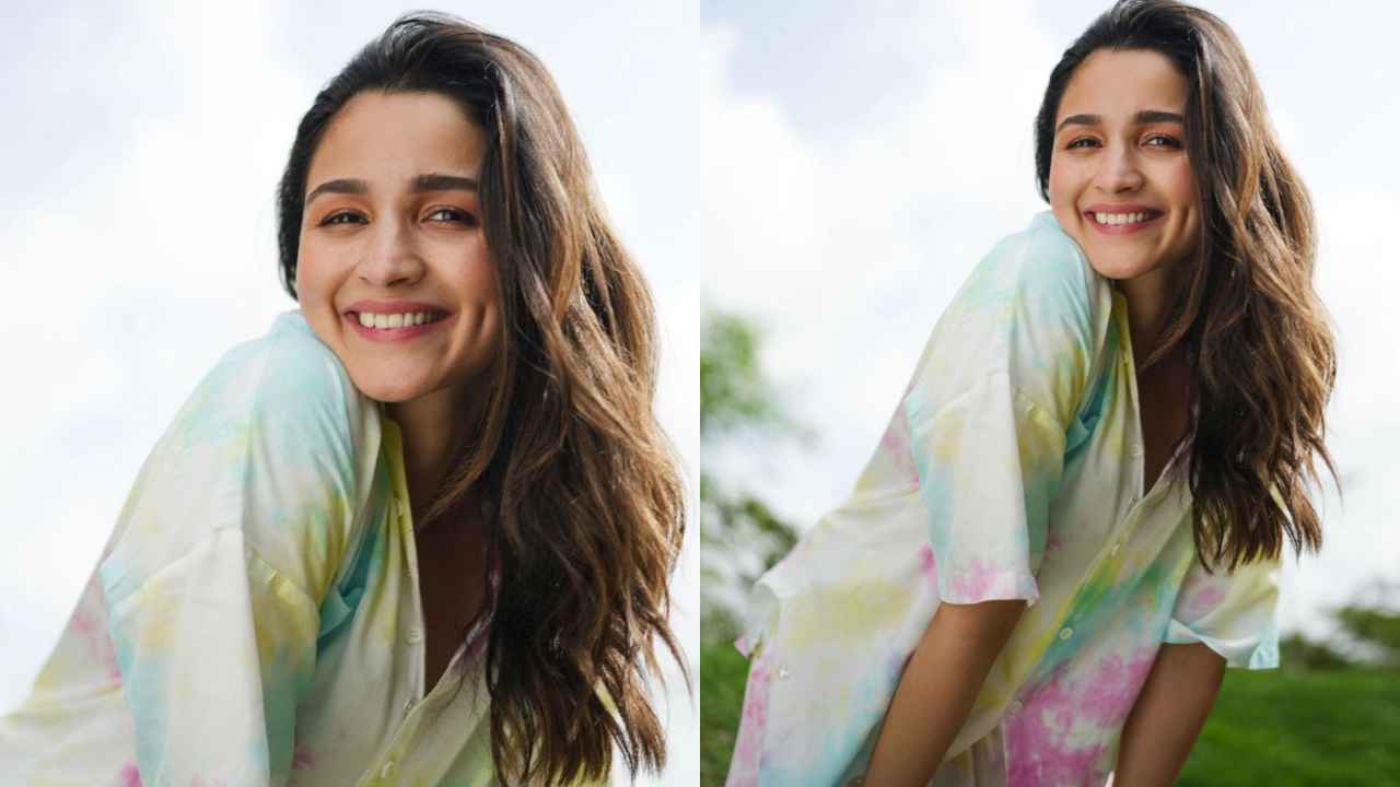 Alia Bhatt flaunts her love for tie-dye in comfortable buttoned-up shirt  and matching pants | PINKVILLA