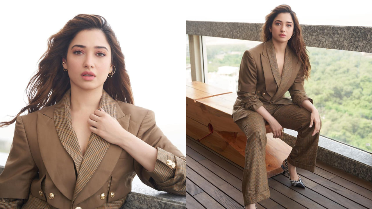 Tamannaah Bhatia effortlessly raises the power of a blazer; sets boss babe vibes | PINKVILLA