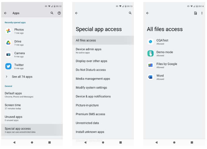  find hidden apps with special access