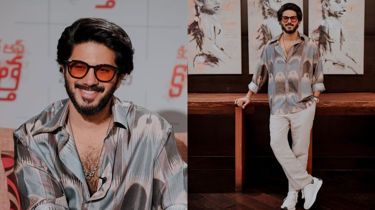 Dulquer Salmaan sets the ultimate cool vibe in an over sized shirt take a cue PINKVILLA