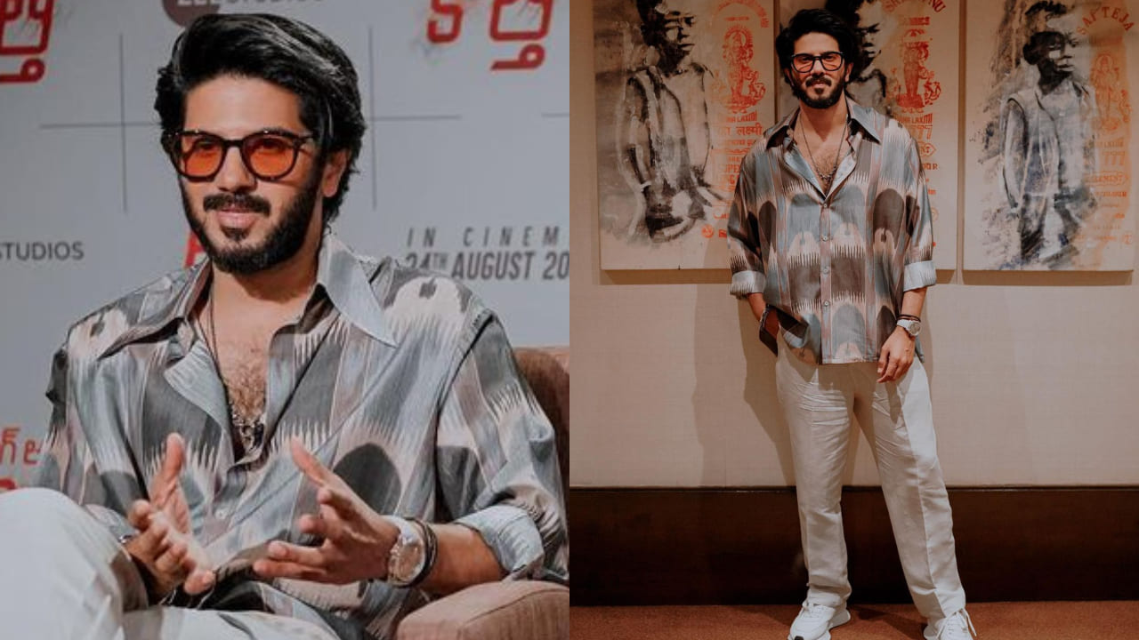 Dulquer Salmaan in oversized shirts