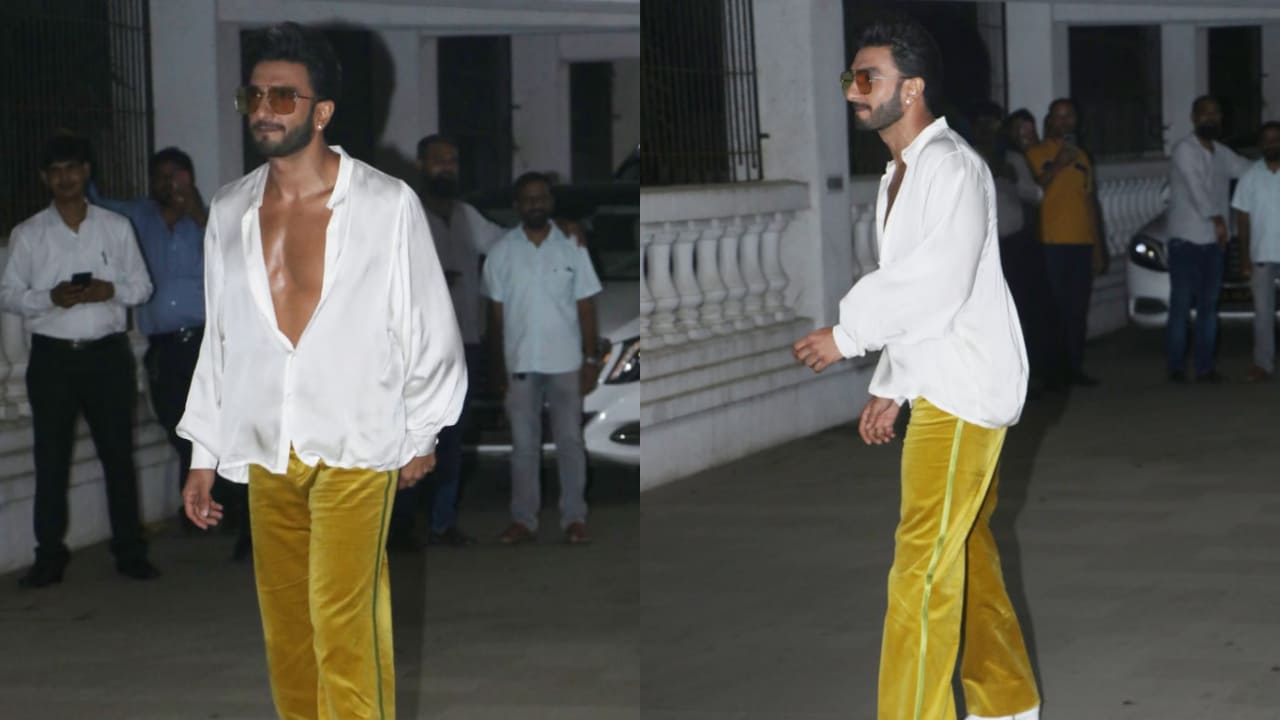 Ranveer Singh unleashes his inner style icon in mustard yellow pants,  owning the look with confidence | PINKVILLA