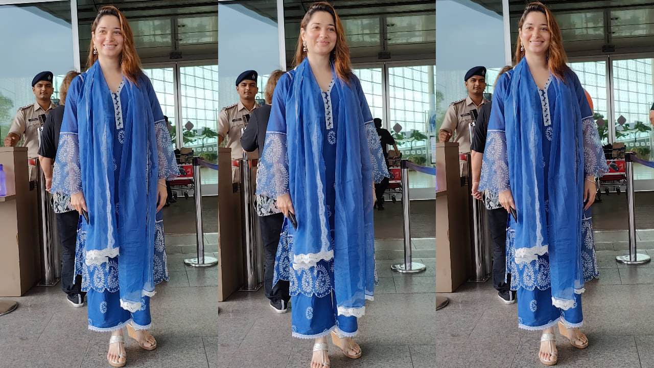 Tamannaah Bhatia's affordable chanderi kurta set with scallop organza  dupatta is perfect for Raksha Bandhan | PINKVILLA