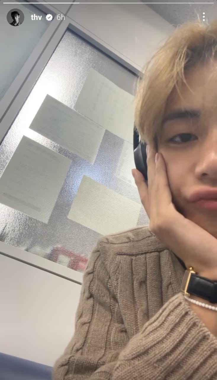 BTS' V's Instagram story