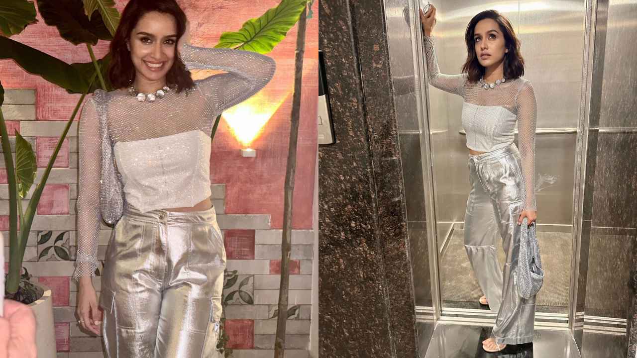 Shraddha Kapoor revives two hottest trends - sheer corset, silver metallic  pants - with her party-ready outfit | PINKVILLA