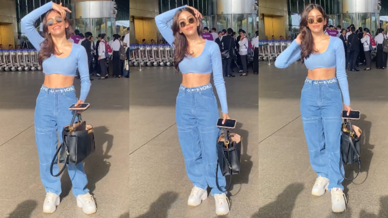 Alaya F flaunts her love for luxury with expensive Fendi bag teamed with trendy  all-blue outfit at airport | PINKVILLA