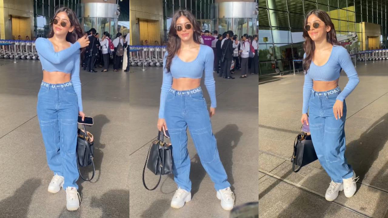 Alaya F flaunts her love for luxury with expensive Fendi bag teamed with trendy  all-blue outfit at airport | PINKVILLA