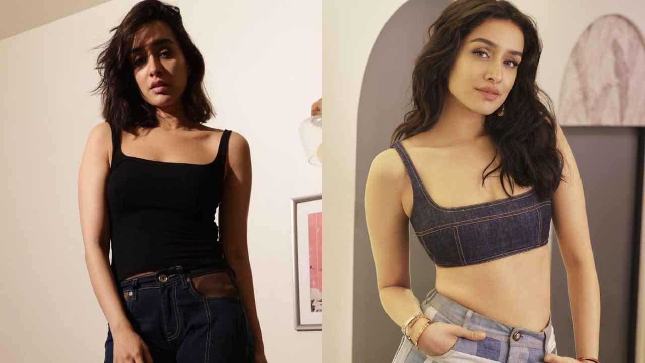 Shraddha Kapoor aces 2 fashion-forward looks in jeans and crop tops |  PINKVILLA