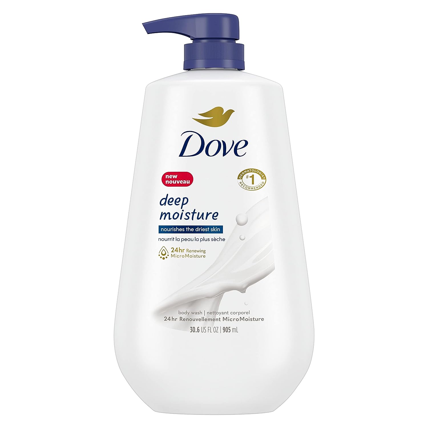 Dove Body Wash with Pump Deep Moisture