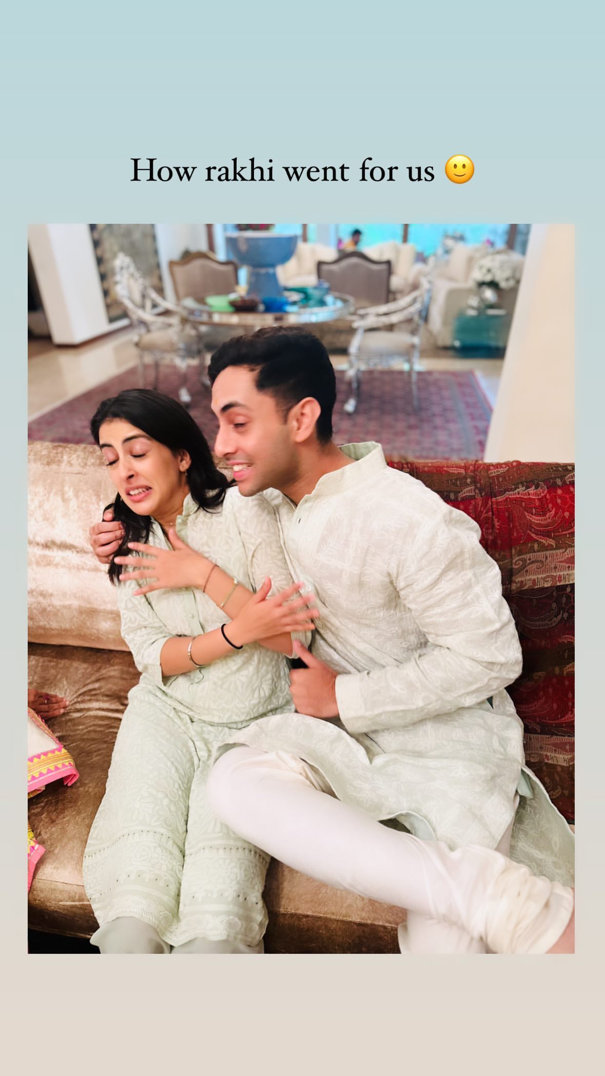Navya Nanda's Instagram story