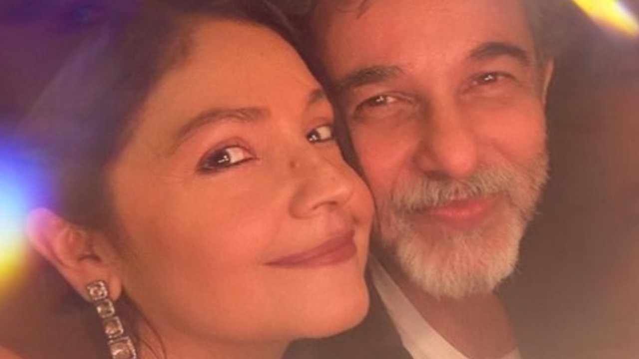 Pic courtesy: Pooja Bhatt (Instagram) Pooja Bhatt and Deepak Tijori
