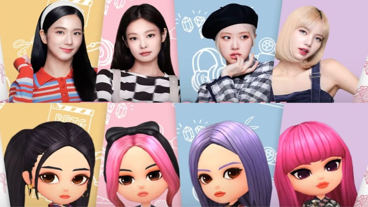 Stills from BLACKPINK THE GAME OST 'THE GIRLS' CELEBRATION PARTY