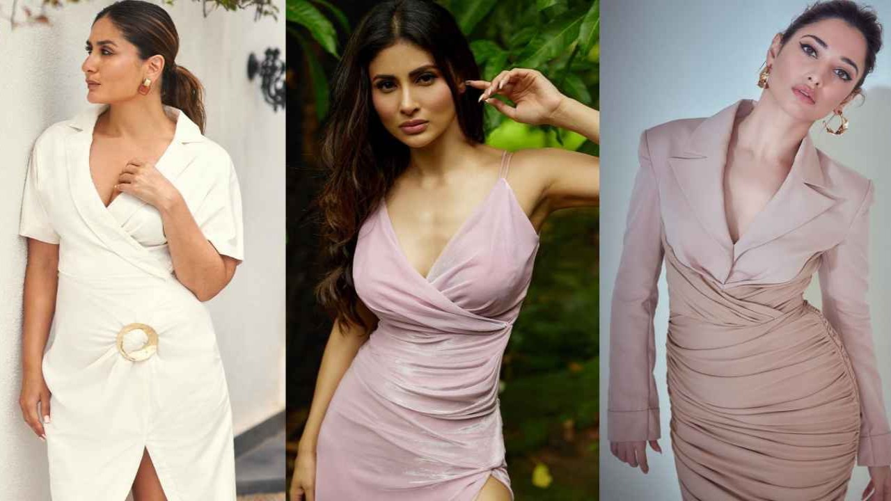 Kareena Kapoor Khan, Tamannaah Bhatia to Mouni Roy; 6 actresses who aced the timeless wrap-up dress trend Kareena-Kapoor-Khan-mouni-roy-tamannaah-bhatia-sobhita-dhulipala-alia-bhatt-kiara-advani-wrap-dress-style-fashion