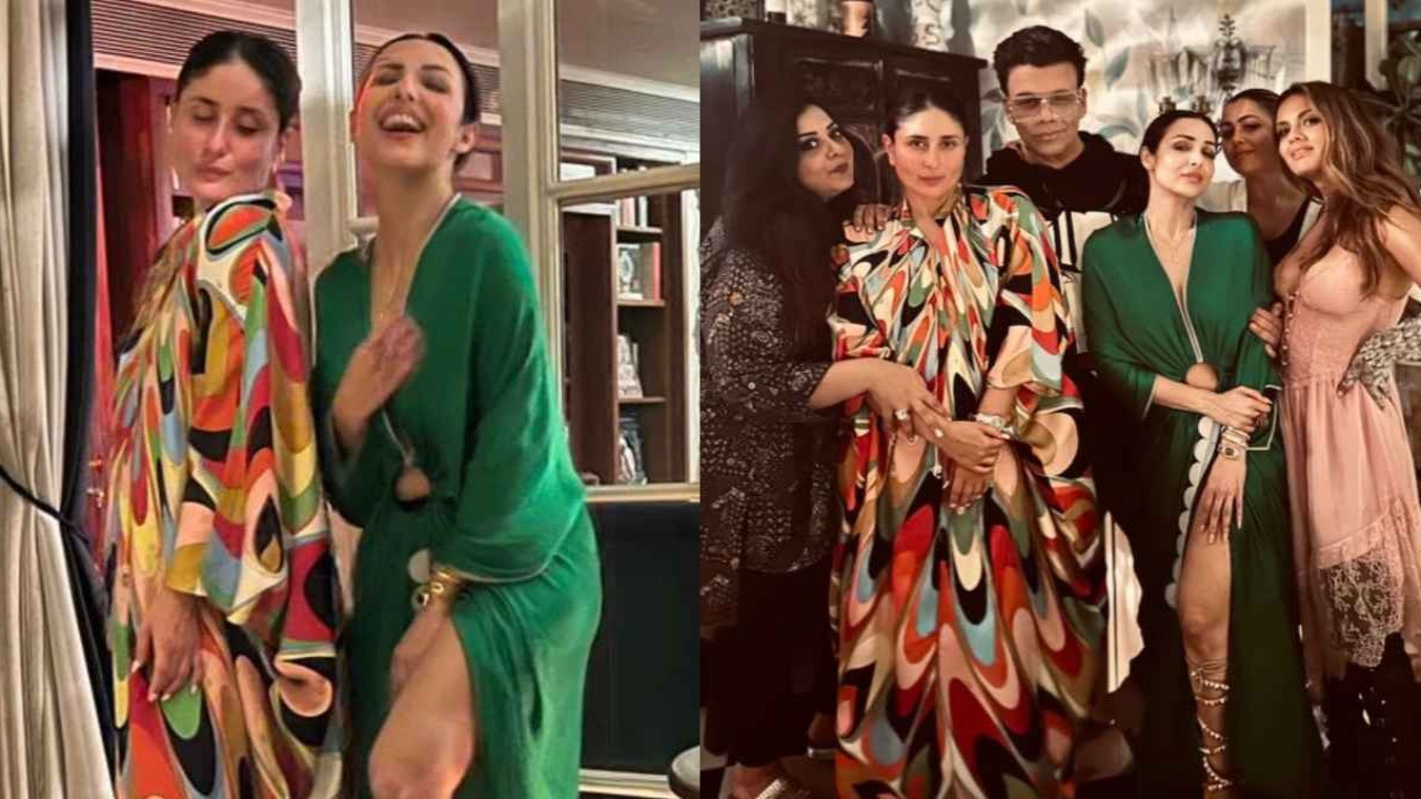 Party like Kareena Kapoor Khan, Malaika Arora in ankle-length kaftan dresses  with classy accessories | PINKVILLA