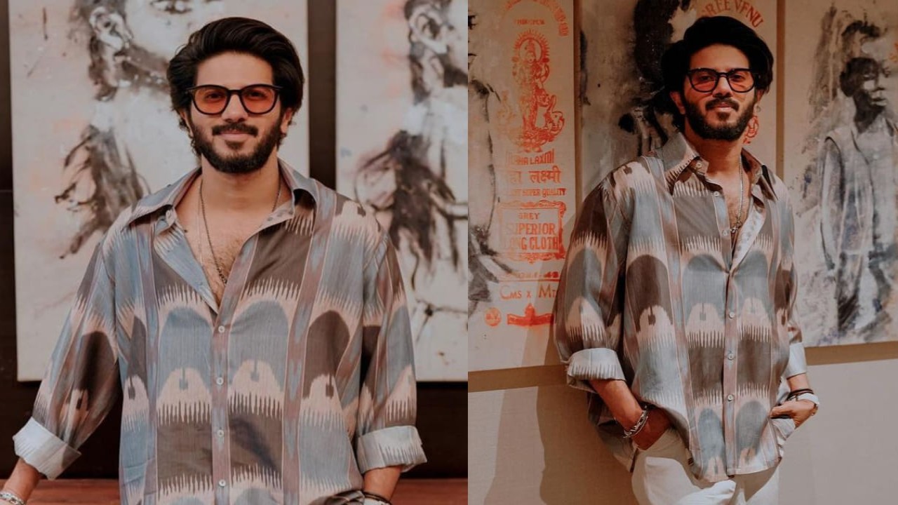 Dulquer Salmaan sets the ultimate cool vibe in an over-sized shirt; take a cue