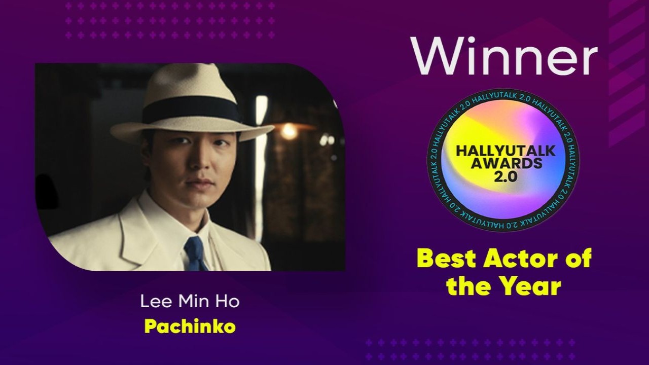 Lee Min Ho nabs Best Actor of the Year award at The HallyuTalk Awards 2 for portrayal in Pachinko