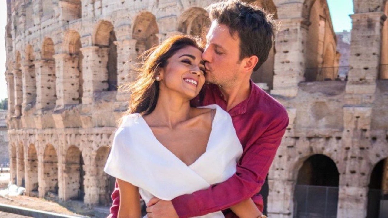 Shriya Saran and husband Andrei Koscheev exude sizzling chemistry as they make most of Rome vacay; PICS