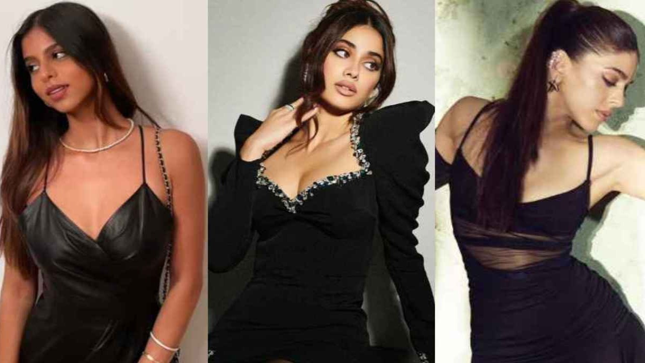 Suhana Khan, Janhvi Kapoor to Alaya F: 6 actresses who gave timeless little black dress trend, a Gen-Z update Suhana-khan-khushi-kapoor-alaya-f--janhvi-kapoor-palak-tiwari-shanaya-little-black-dress-style-fashion