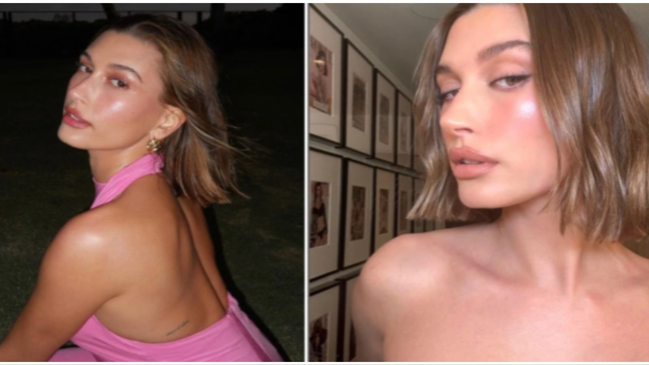 Hailey Bieber channels her inner 'strawberry girl summer' in new photos