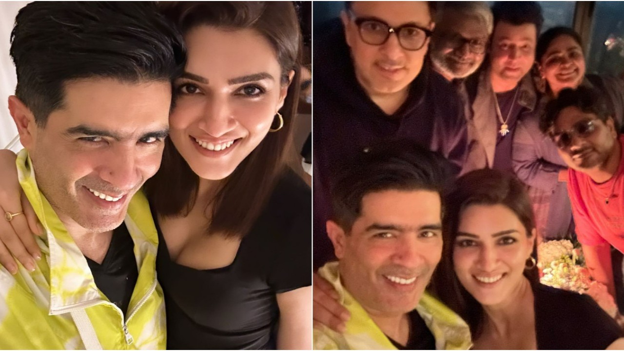 Kriti Sanon celebrates National Award win with Manish Malhotra, Varun Sharma, Nitesh Tiwari and others-PICS