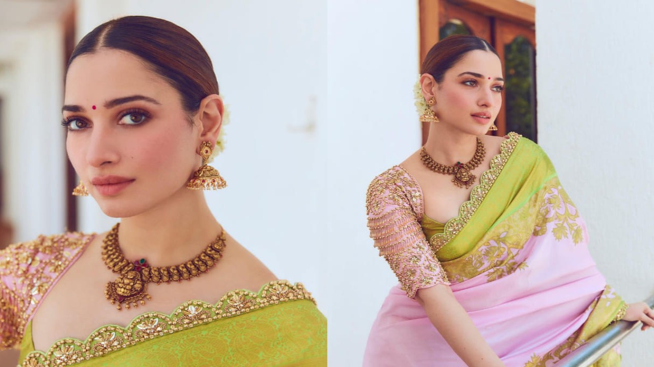 Tamannaah Bhatia's wedding-ready Neeta Lulla saree makes for a timeless elegance | PINKVILLA