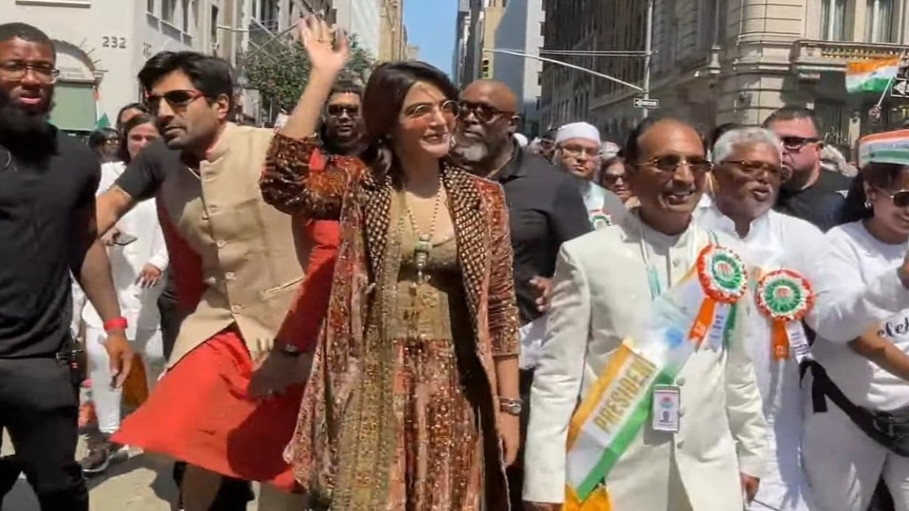 FIRST PHOTOS: Samantha Ruth Prabhu looks 'proud, happy' as she leads 41st Annual India Day Parade in NYC