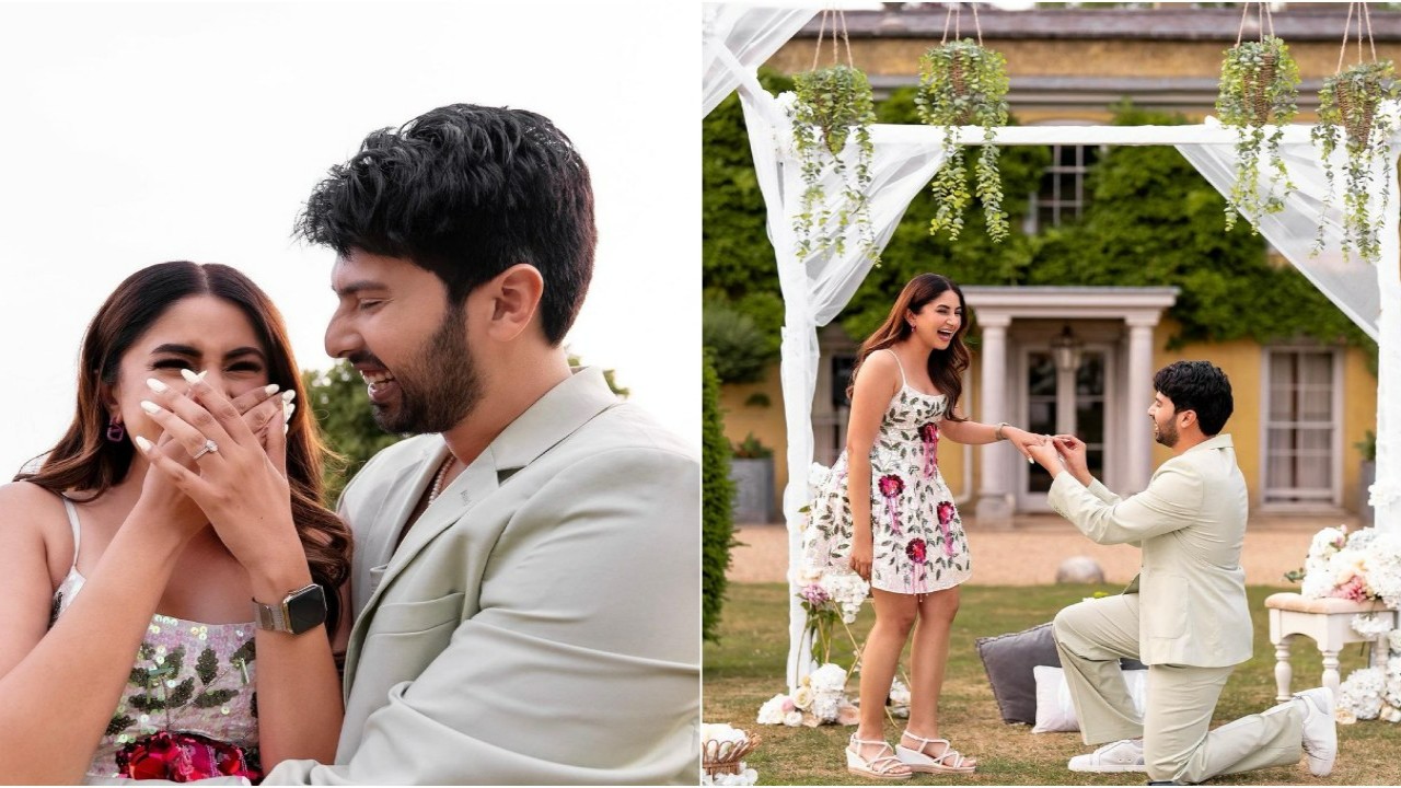 Armaan Malik gets engaged to Aashna Shroff; Varun Dhawan, Tiger Shroff, Rhea Chakraborty congratulate them (Pic: Armaan Malik Instagram) Armaan Malik gets engaged to Aashna Shroff; Varun Dhawan, Tiger Shroff, Rhea Chakraborty congratulate them