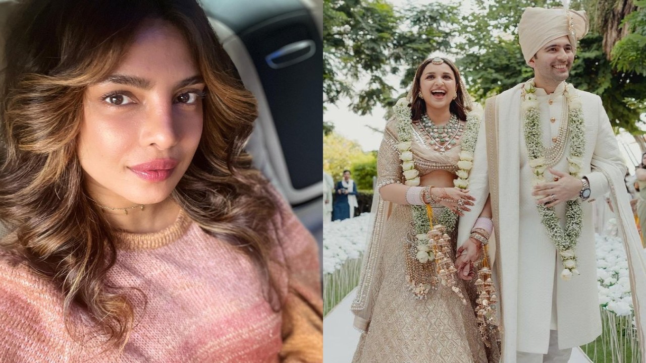 Picture courtesy: Instagram Parineeti Chopra-Raghav Chadha Wedding: Priyanka Chopra showers ‘blessings’ on couple’s first PICS
